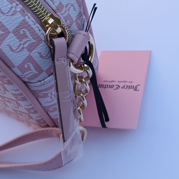 Juicy Couture crossbody pink Bag| Geo pink Diamond over the shoulder bags NWT - Picture 6 of 14